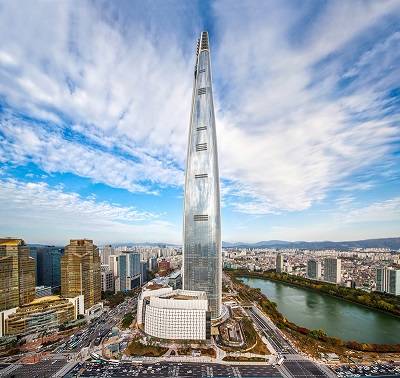 롯데월드타워 외관(사진=롯데면세점) 