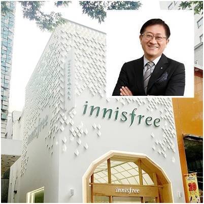 서경배 아모레퍼시픽그룹 회장과 그의 장녀인 서민정씨가 지분을 보유하고 있는 이니스프리 매장 전경(사진=아모레퍼시픽) 