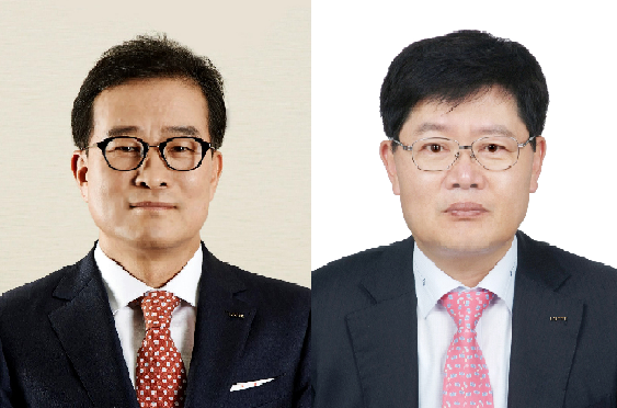 이원준 롯데 유통 BU장(왼쪽), 이재혁 롯데 식품 BU장. (사진=롯데그룹) 