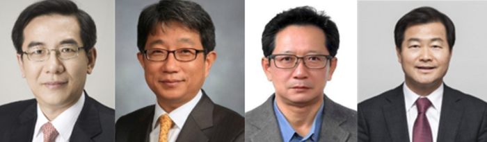 (왼쪽부터)정일영 인천국제공항공사 사장, 박상우 한국토지주택공사 사장, 박명식 한국국토정보공사 사장, 권병윤 한국교통안전공단 이사장. 