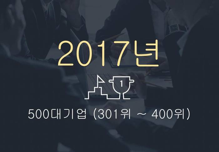 2017년 500대 기업(301위~400위)