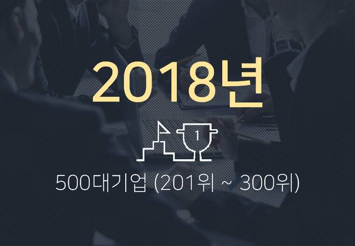 2018년 500대 기업(201위~300위)