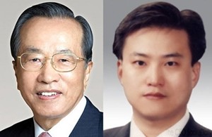 김재철 동원그룹 회장(왼쪽), 김남정 부회장 