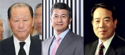 (사진 왼쪽부터)구자학 아워홈 회장, 장세욱 동국제강 부회장, 최양환 부영주택 대표 