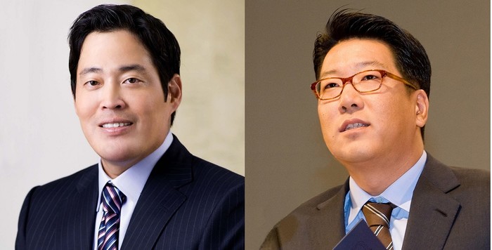 정용진 신세계그룹 부회장(좌), 정지선 현대백화점그룹 회장(우). 사진=각 사 