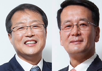 (왼쪽부터)기우성 셀트리온 대표, 김형기 셀트리온헬스케어 대표. 