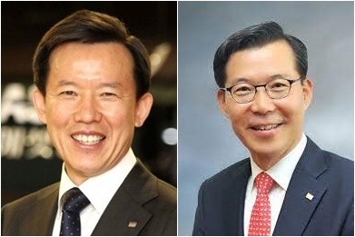 최현만 미래에셋대우 수석부회장(왼쪽), 조웅기 미래에셋대우 부회장. /사진=미래에셋대우 