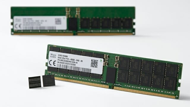 SK하이닉스가 세계 최초로 출시한 DDR5<사진=SK하이닉스> 