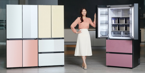 삼성전자, 4도어 키친핏 적용한 &lsquo;비스포크 김치플러스&rsquo; 선봬