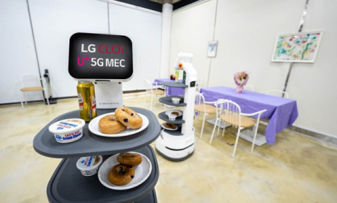 LGU+, LG전자와 5G MEC 활용 자율주행 로봇 실증  