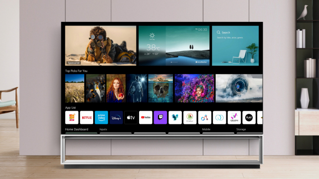 최신 웹OS 브라우저가 탑재된 LG전자 OLED TV<사진 제공=LG전자>