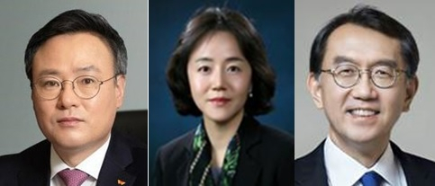 SK이노베이션이 오는 3월 정기 주주총회에서 선임될 사내·외이사 후보 3명을 추천했다. 사진 왼쪽부터 장동현 SK 부회장, 김태진 고려대 법학전문대학원 교수, 박진회 전 한국시티은행장. <사진제공=SK이노베이션> 