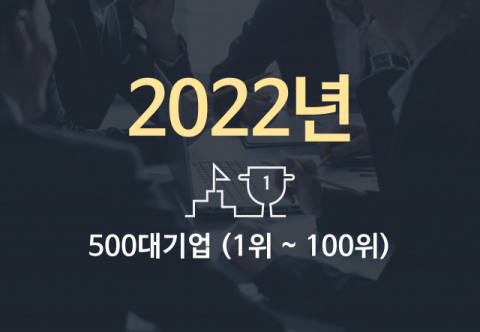2022년 500대 기업(1위~100위)