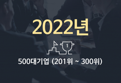 2022년 500대 기업(201위~300위)