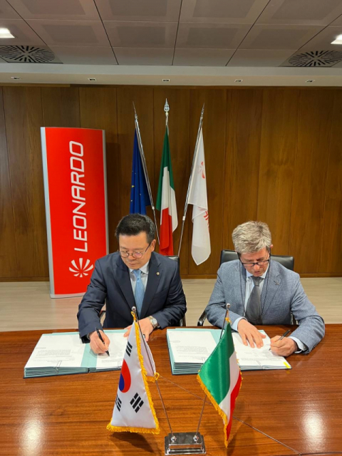 한화시스템, 이탈리아 방산기업과 AESA레이다 수출 협력