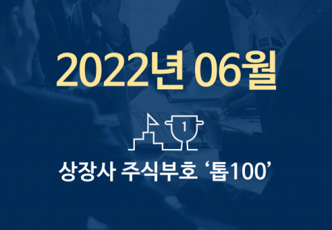 상장사 주식부호 '톱 100' (2022년 06월 02일 기준)