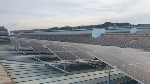 동국제강, 10MW급 태양광 자가발전 구축…탄소 연간 6000톤 절감