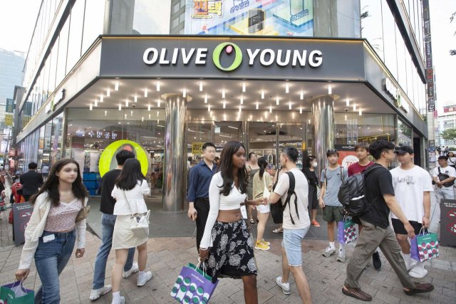 CJ올리브영 명동 플래그십 매장 <사진제공=CJ올리브영>