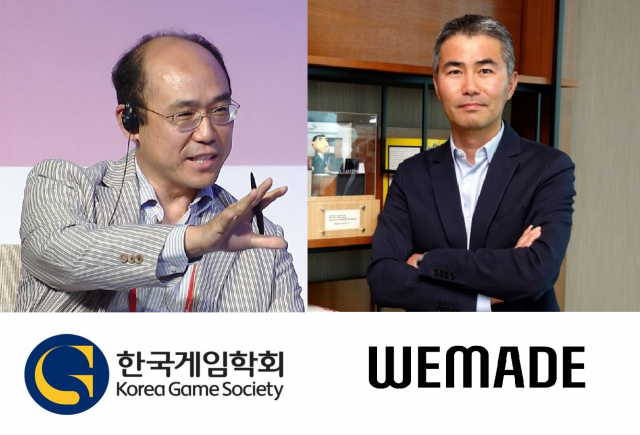 ‘P2E 입법 로비설’을 제기해 온 위정현 한국게임학회장(왼쪽)이 장현국 대표(오른쪽)가 이끄는 위메이드 측으로부터 민·형사상 고소를 당했다. <출처=위정현 학회장 페이스북, 위메이드>