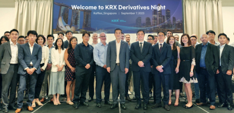 한국거래소, 싱가포르서 'KRX 파생상품의 밤' 개최