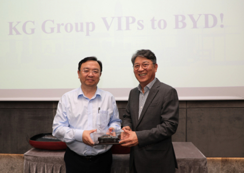KG모빌리티, 중국 BYD와 맞손…하이브리드 시스템 공동 개발