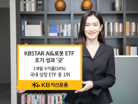 KB운용 “‘KBSTAR AI&로봇 ETF’ 출시 한 달만에 수익률 30% 초과”