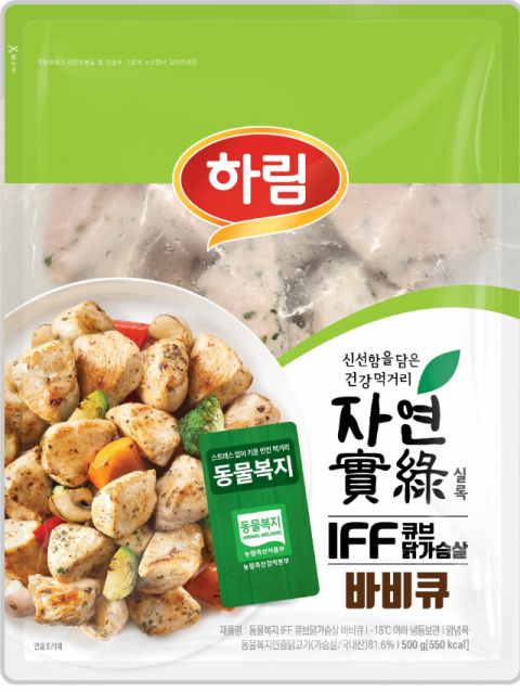 하림, 신제품 &lsquo;동물복지 IFF 큐브 닭가슴살 바비큐&rsquo; 컬리서 판매