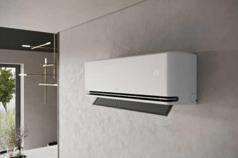 LG전자, 두 개의 토출구 탑재된 벽걸이 에어컨 선봬…실내 냉난방 속도↑