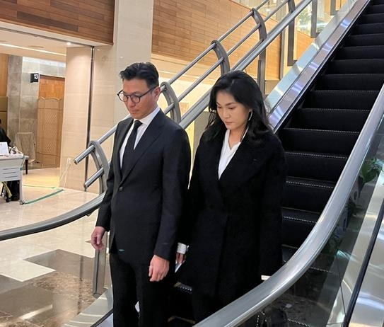 이서현 삼성복지재단 이사장(오른쪽)과 남편 김재열 삼성글로벌리서치 사장. <사진=공동취재단>