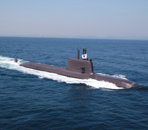 HD현대중공업, 3000톤급 잠수함 ‘신채호함’ 인도