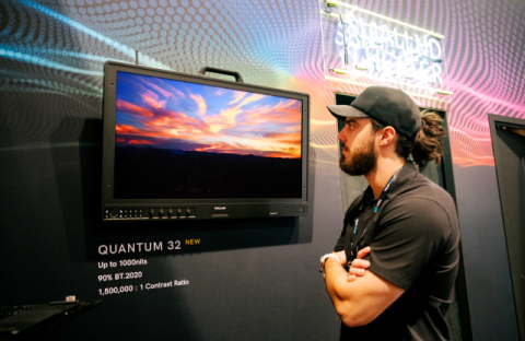 삼성디스플레이, 미국 &lsquo;NAB 2024&rsquo;에서 QD-OLED 레퍼런스 모니터 공개