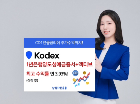 삼성운용 ‘KODEX 1년은행CD액티브’, 금리연계형 ETF 중 최고 수익률
