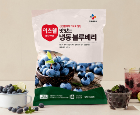 CJ프레시웨이, 이츠웰 냉동블루베리 지난해 558톤 판매&hellip;3년간 연평균 66% 증가