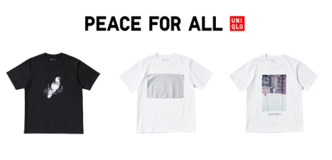 유니클로, &lsquo;PEACE FOR ALL&rsquo; 자선 프로젝트 2주년&hellip;신규 디자인 3종 출시