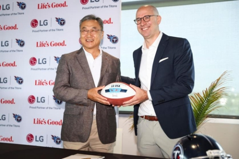 LG전자, 미 생활가전 생산 거점 지역 사회와 소통 강화&hellip;NFL &lsquo;타이탄스&rsquo; 후원 연장