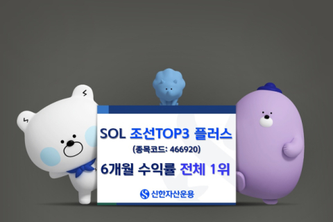 신한자산운용 &ldquo;SOL 조선 TOP3 플러스, 6개월 수익률 57.31%&rdquo;