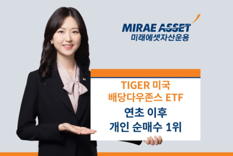 미래에셋운용 &lsquo;미국배당다우존스 ETF&rsquo;, 연초 이후 개인 순매수 1위