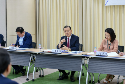 홍문표 aT 신임 사장, 비전추진단과 소통 간담회 개최