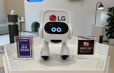 &lsquo;LG 이동형 AI홈 허브&rsquo;, 눈도장 제대로 찍었다&hellip;IFA 최고 제품 선정