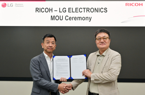 LG전자, 오피스 솔루션 기업 리코와 맞손&hellip;B2B 경쟁력 확대