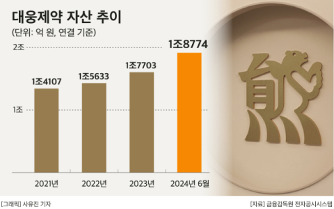 [그래픽] 대웅제약 자산 추이