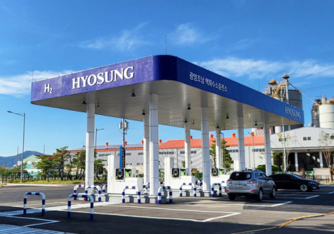 효성하이드로젠, 첫 액화수소충전소 광양서 준공