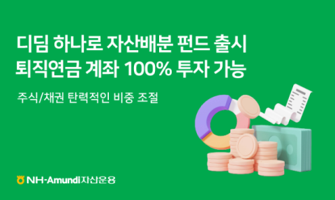 NH아문디운용, 디딤 하나로 자산배분펀드 출시