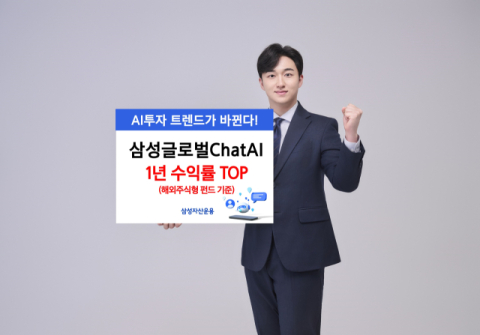 삼성운용, &lsquo;삼성글로벌ChatAI 해외주식형 펀드&rsquo; 중 1년 수익률 &lsquo;톱&rsquo;