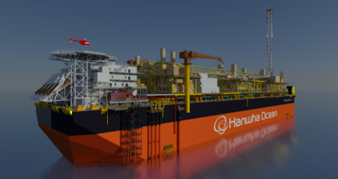 한화오션, 표준 FPSO 개념 승인 획득&hellip;글로벌 해양 시장 정조준