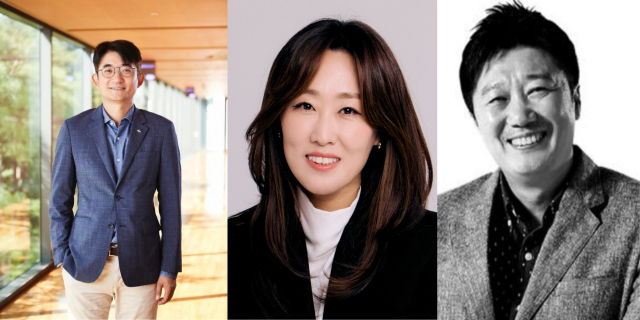 윤상현 CJ ENM 대표이사, 이선영 CJ ENM 커머스부문 대표, 정종민 CJ CGV 신임 대표 <사진제공=CJ>