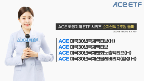 한투운용, &lsquo;ACE 미국장기채 ETF 시리즈&rsquo; 순자산 2조원 돌파