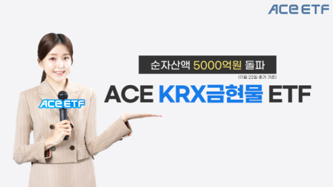 한투운용, &lsquo;ACE KRX금현물 ETF&rsquo; 순자산액 5천억 돌파
