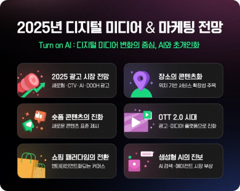 나스미디어, 2025 디지털 미디어 전망보고서 발행&hellip;&ldquo;AI에이전트 부상&rdquo;