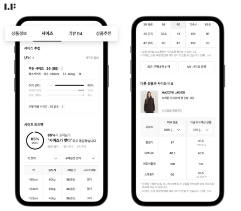 LF몰, &lsquo;상품 상세&rsquo; 페이지 개편&hellip;&lsquo;사이즈&middot;리뷰&rsquo; 탭 고도화로 쇼핑 정확도 높인다